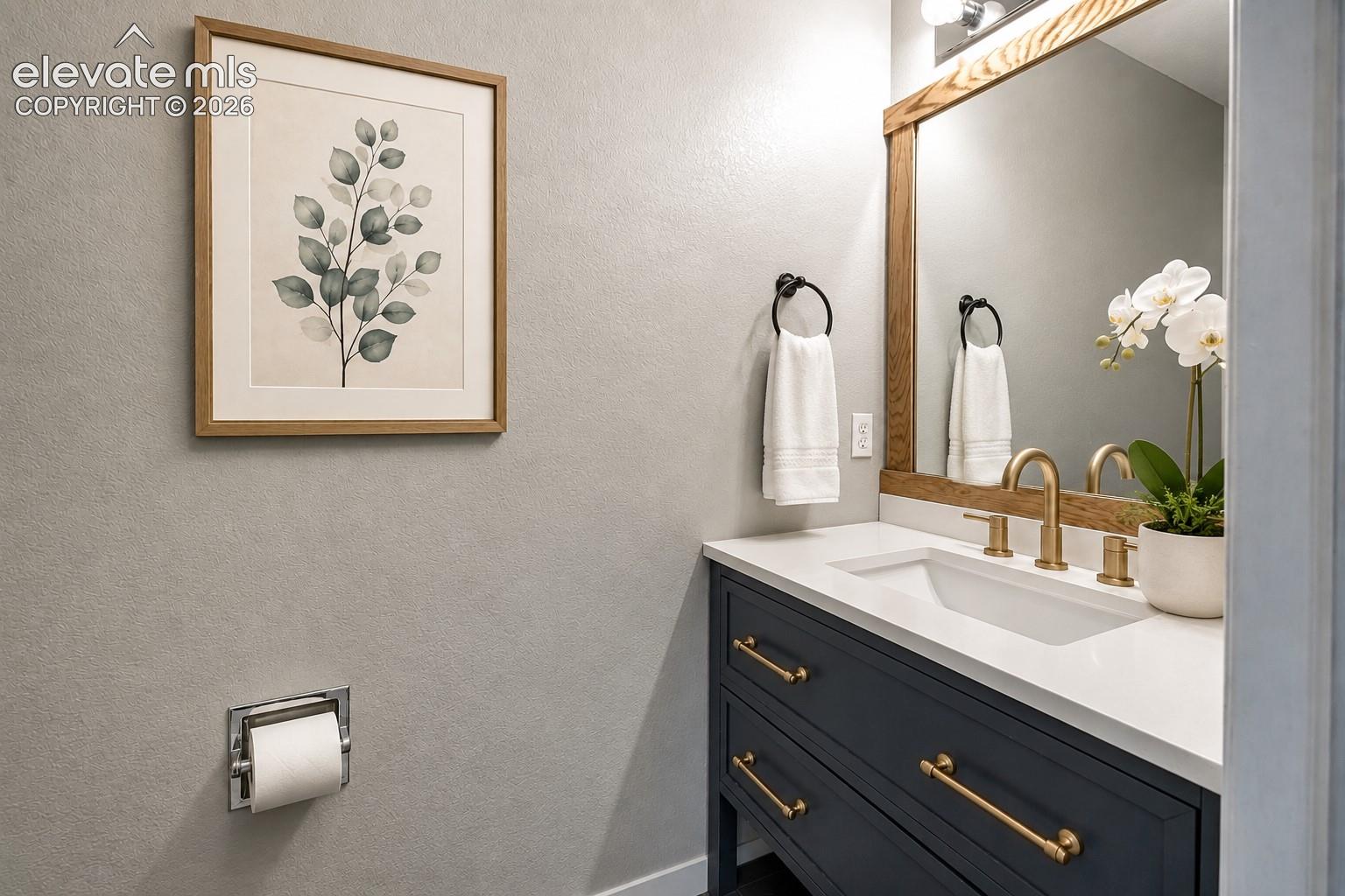 main level half bath
