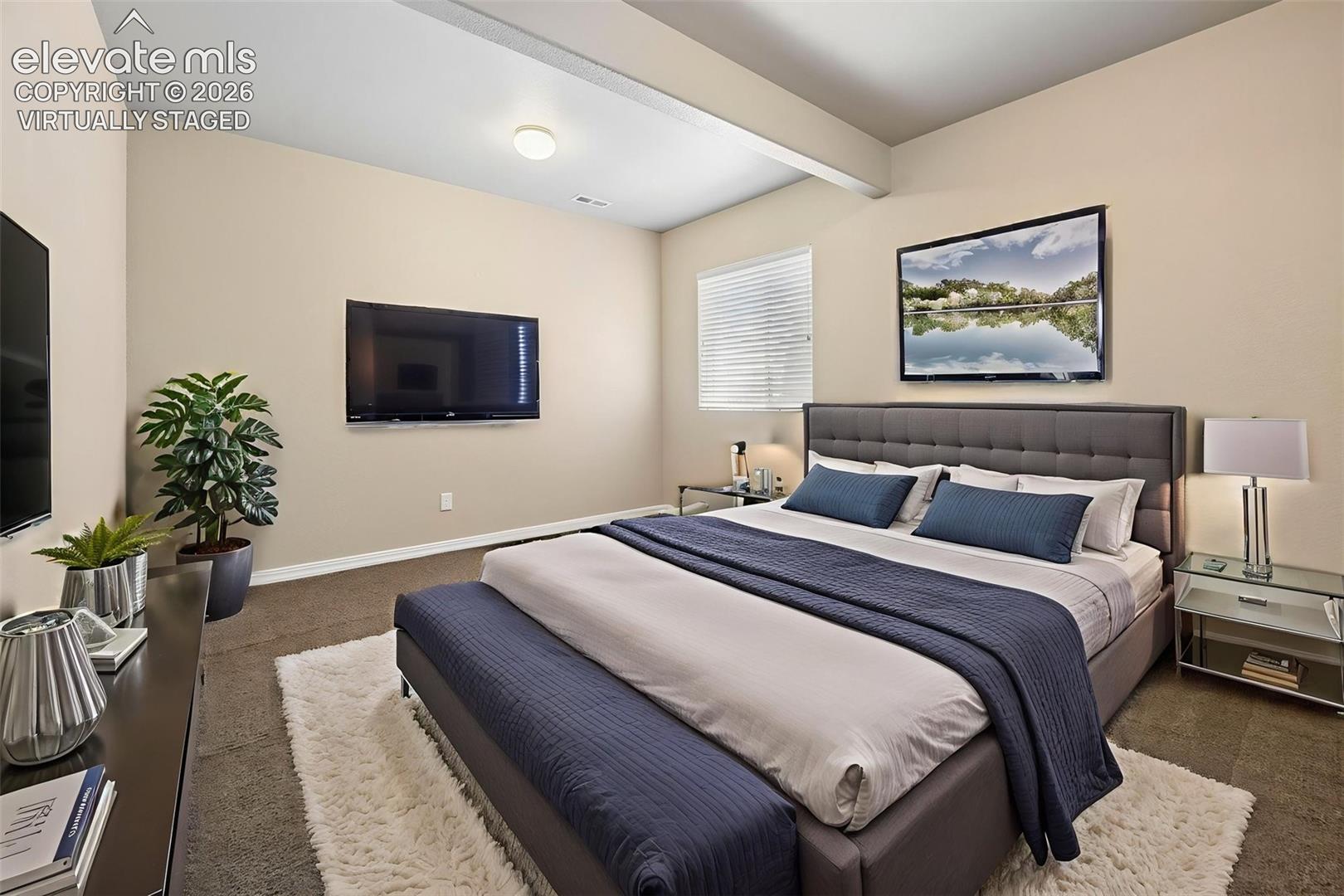 virtually staged bedroom 3