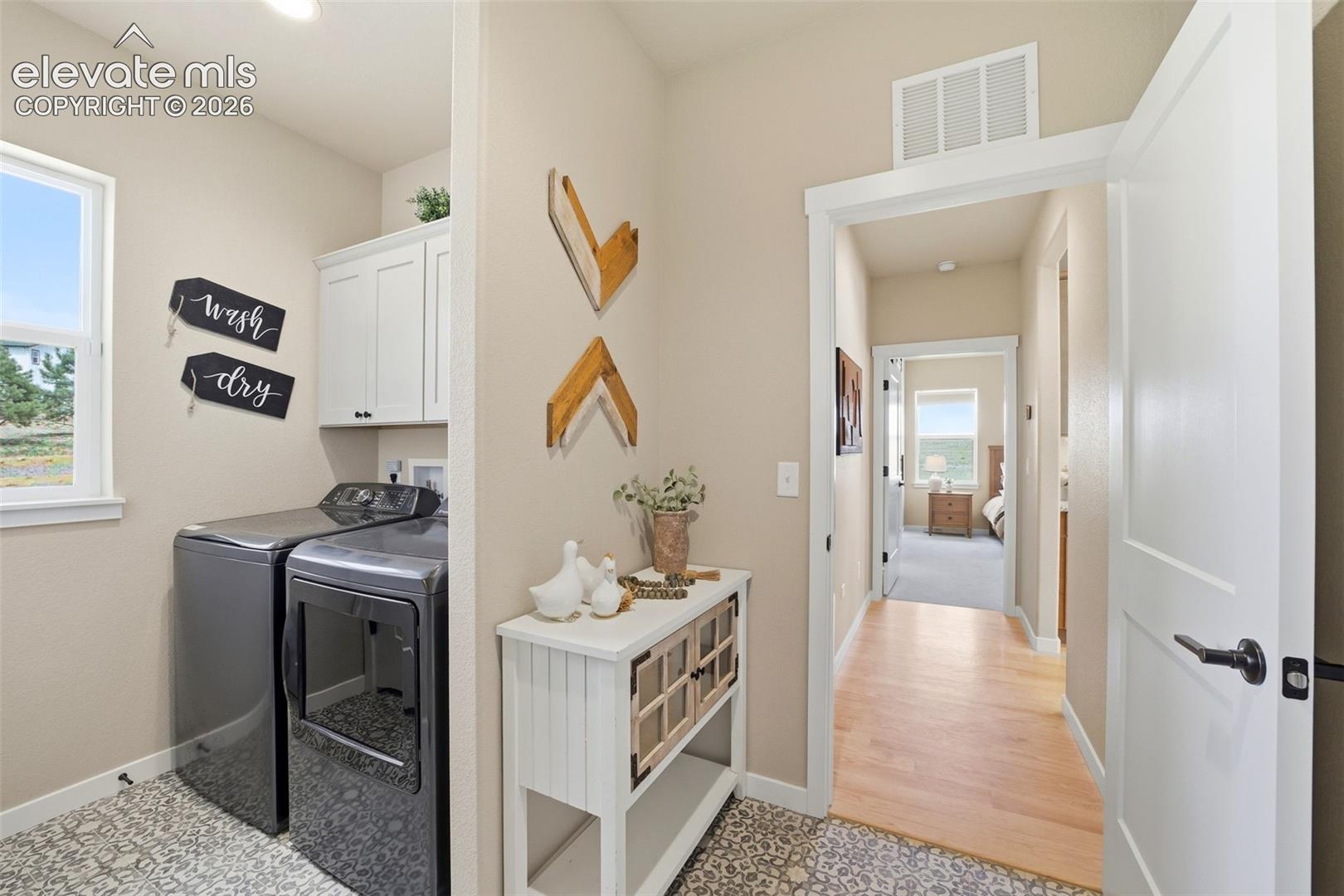 Owners Entry / Laundry room from the garage was added when the home was built. 