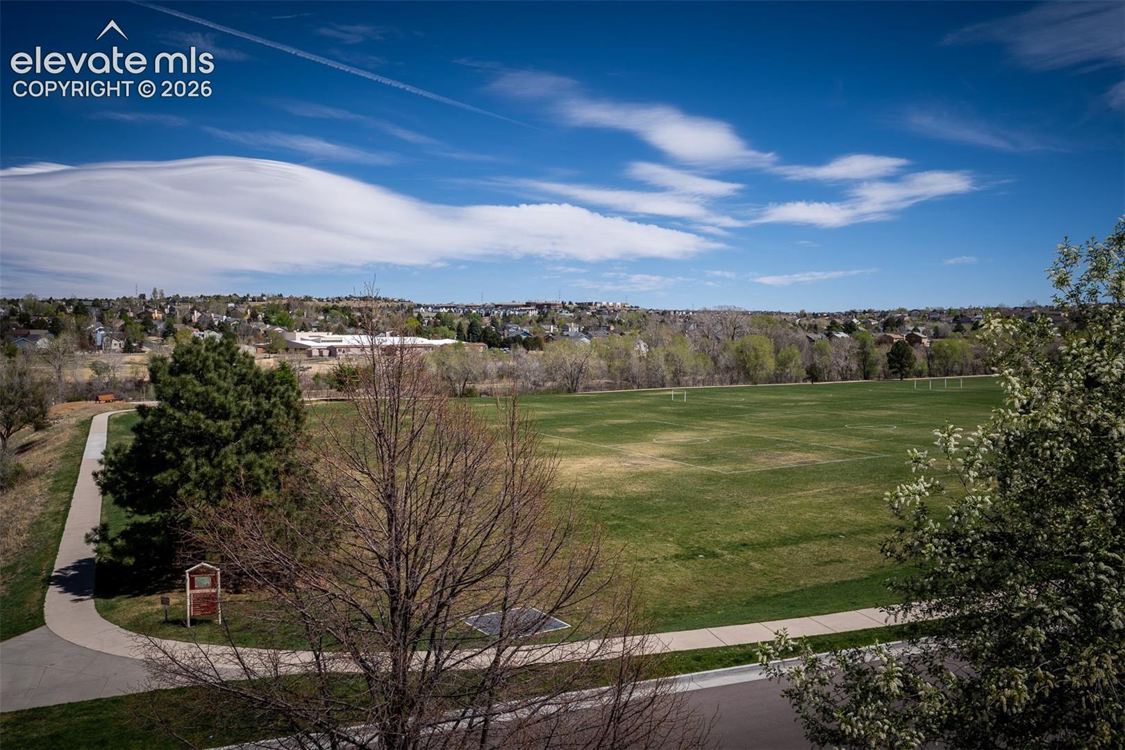 Another view of Cottonwood Park from the upper deck.