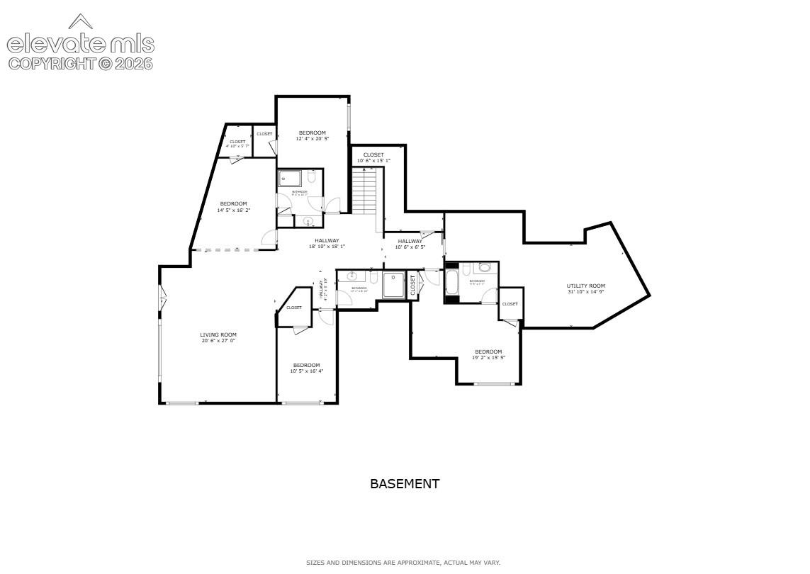 Floorplan - lower level