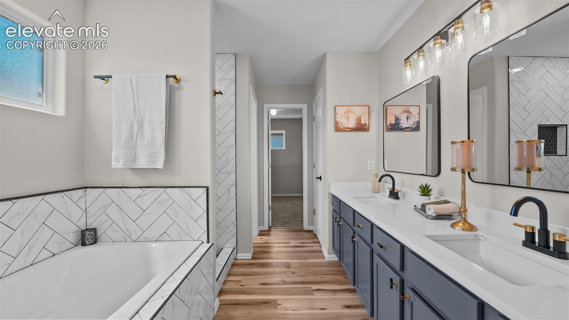 5 Piece bathroom in master
