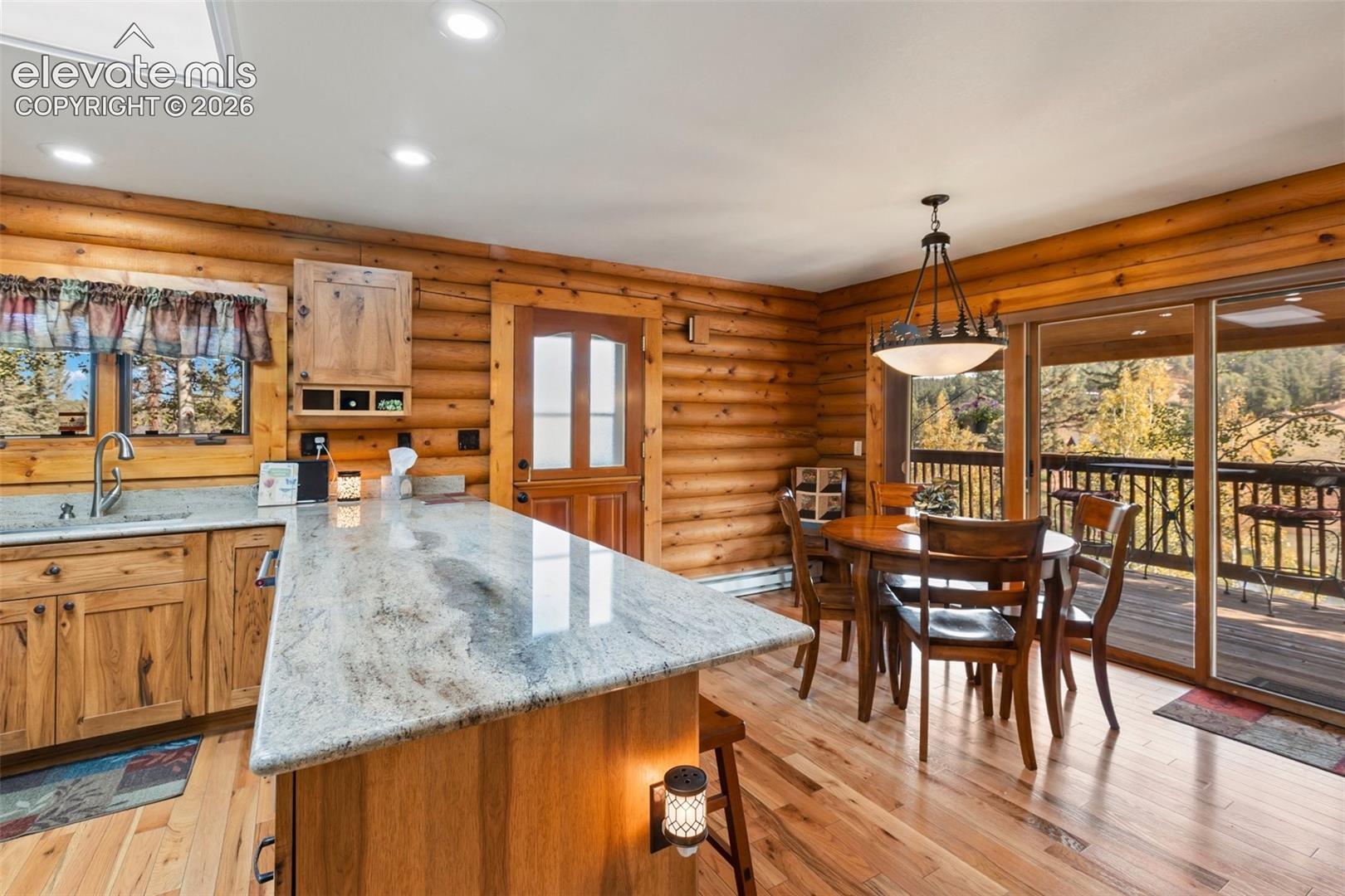 Kitchen and dining area.
