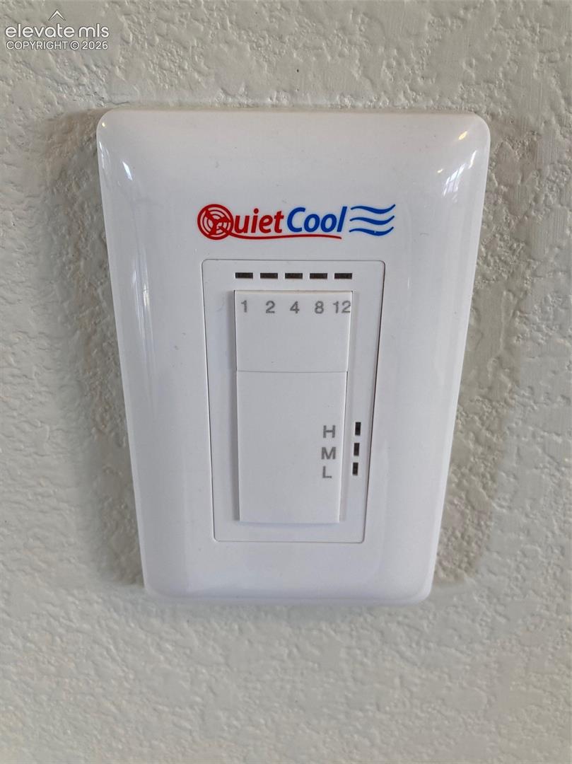In addition to central A/C, you'll appreciate the "Quiet Cool" whole-house fan for year-round comfort.