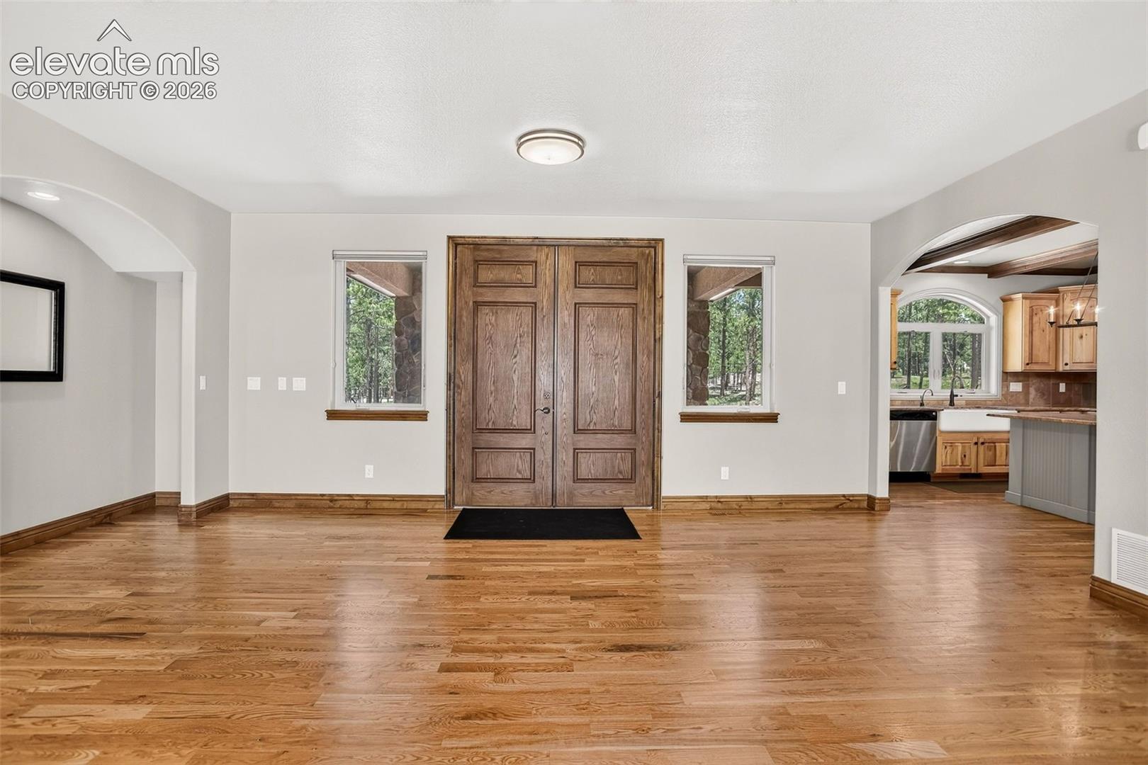 kitchen on the right
