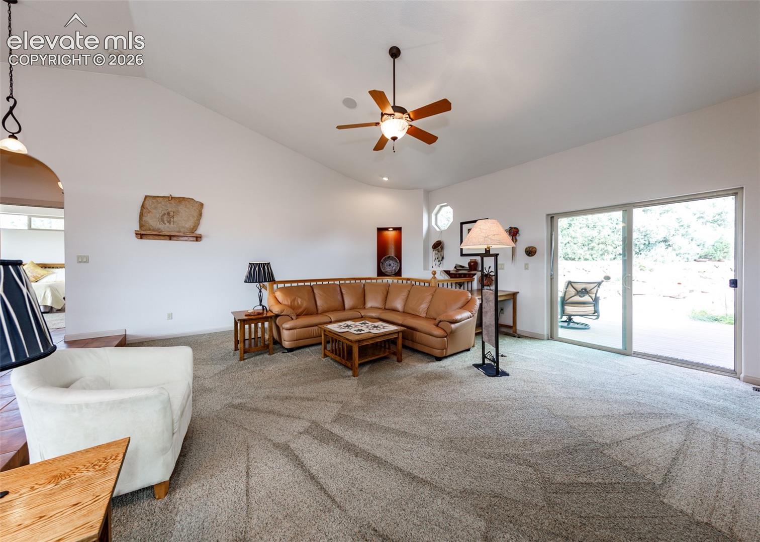 Very light and bright main level with walkout from the living room to the beautiful backyard.