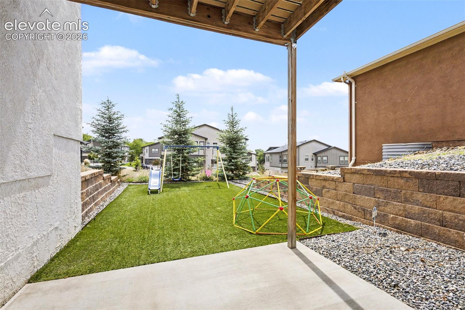 Covered patio