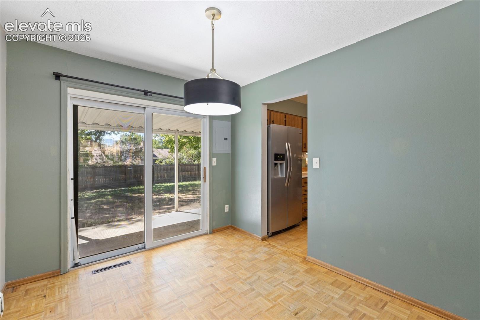 Walk out to covered patio