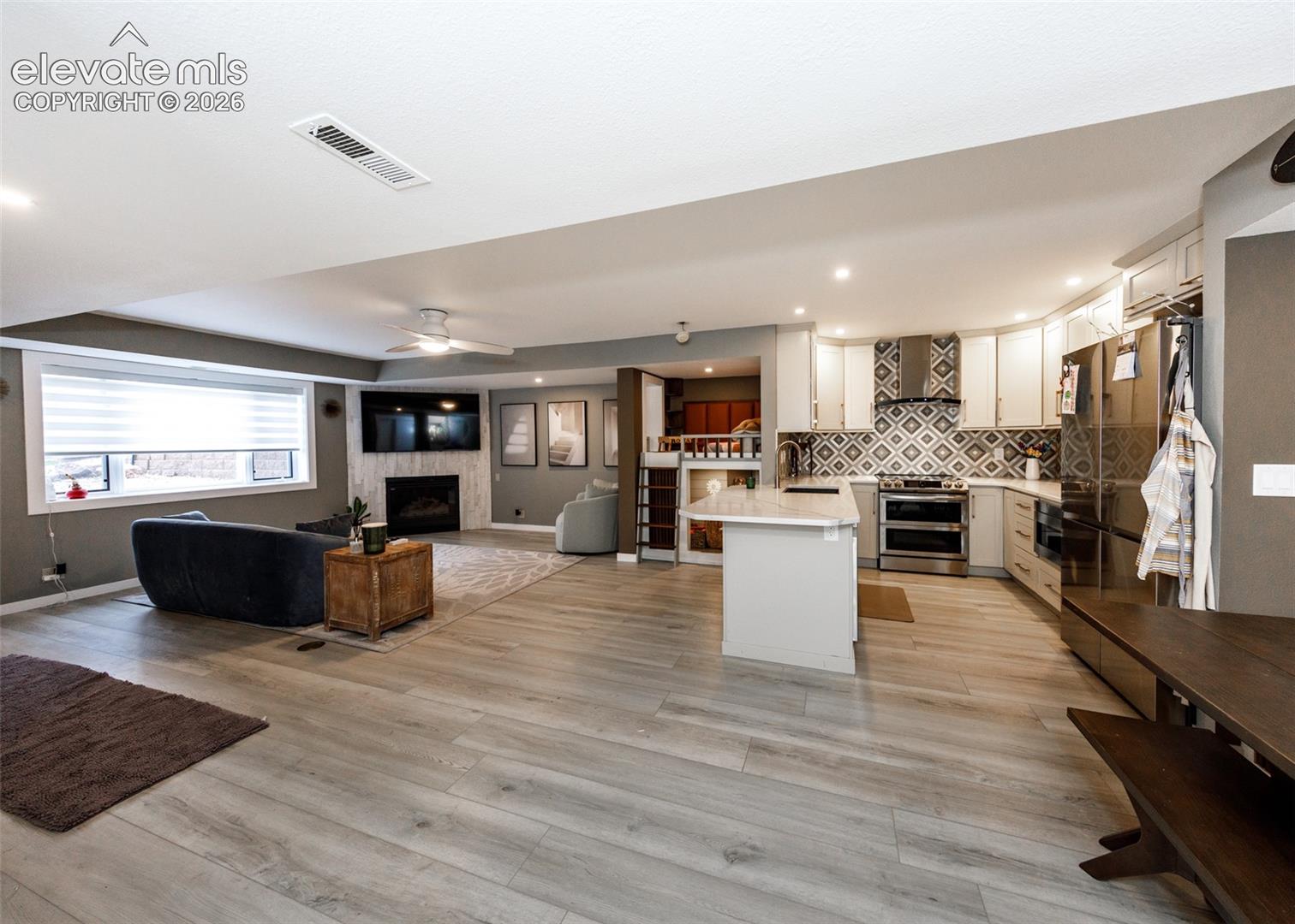 second living area basement