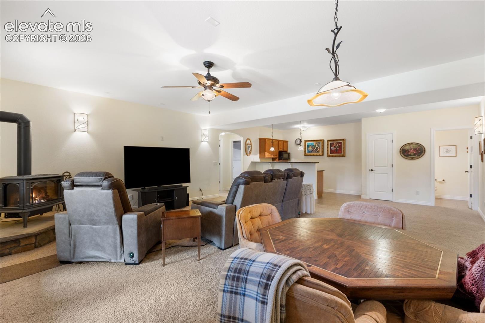 Basement family room 