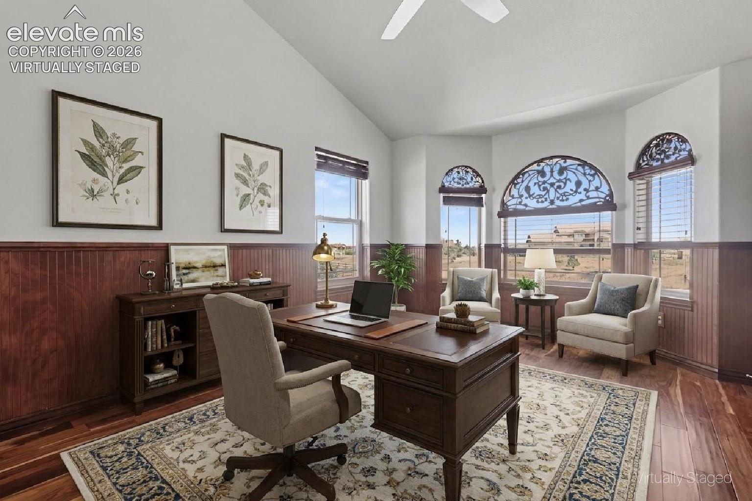Virtually Staged - Main Level Office/Bedroom w/Large Closet