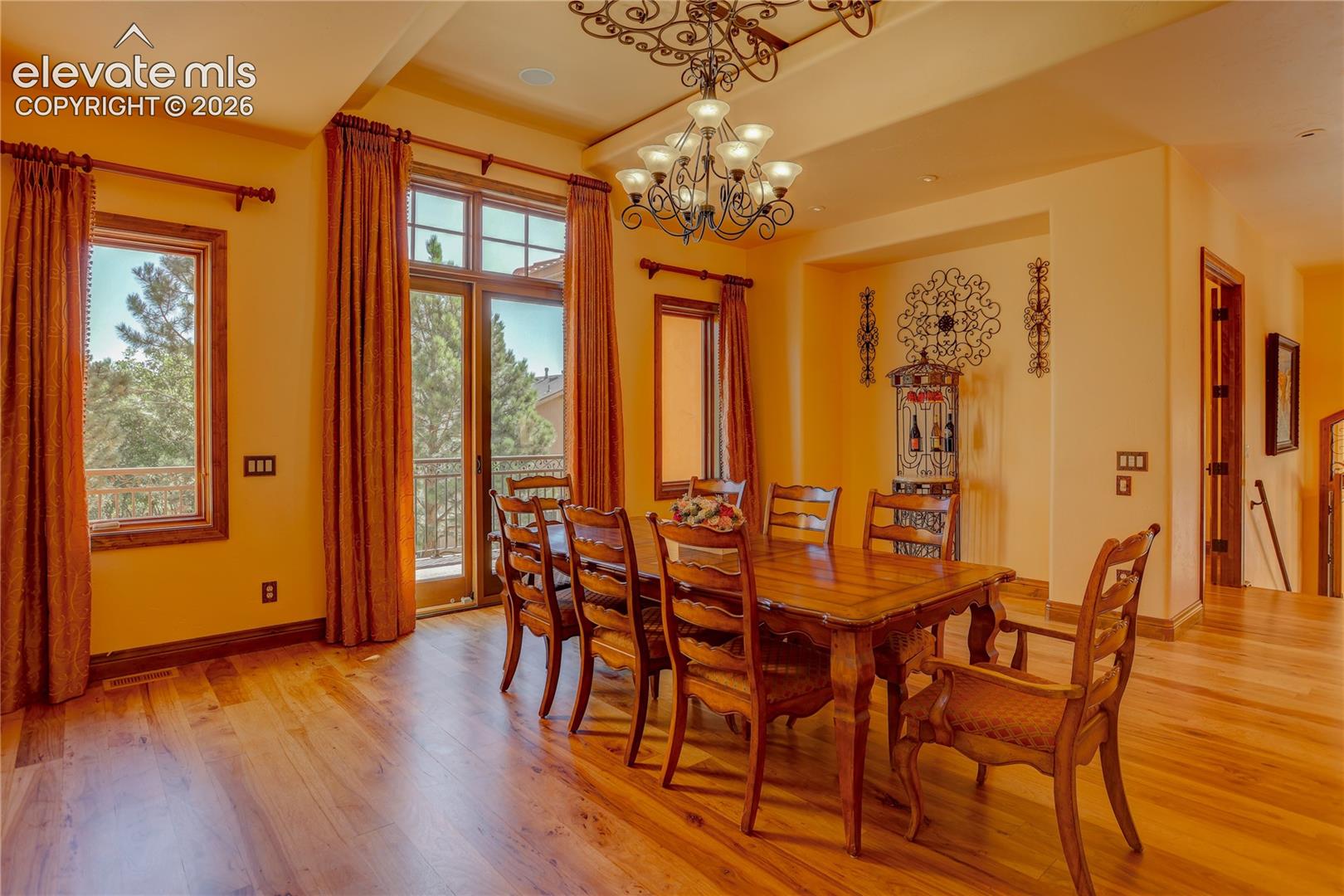 Formal dining room.