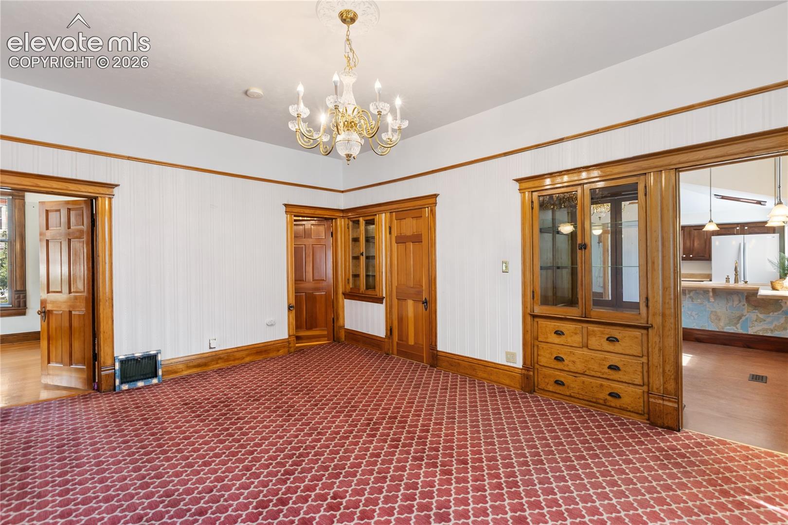 Dining room with Built ins