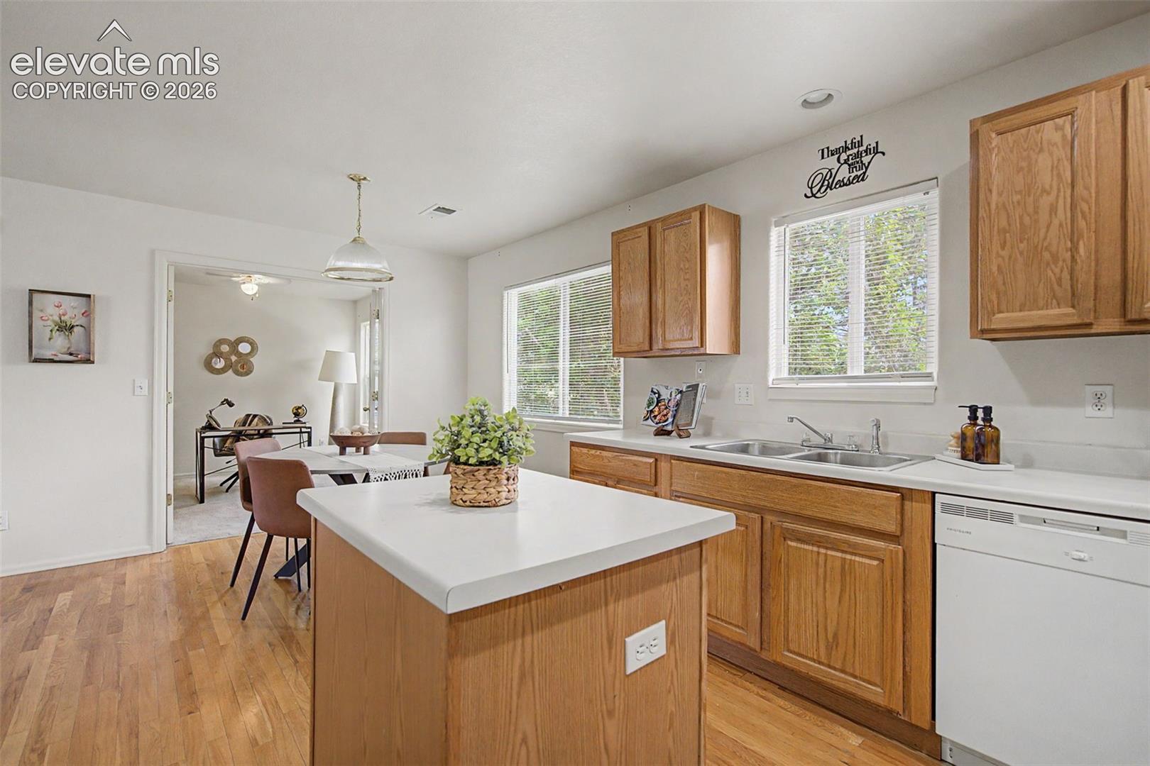 Kitchen Open to Dining Area