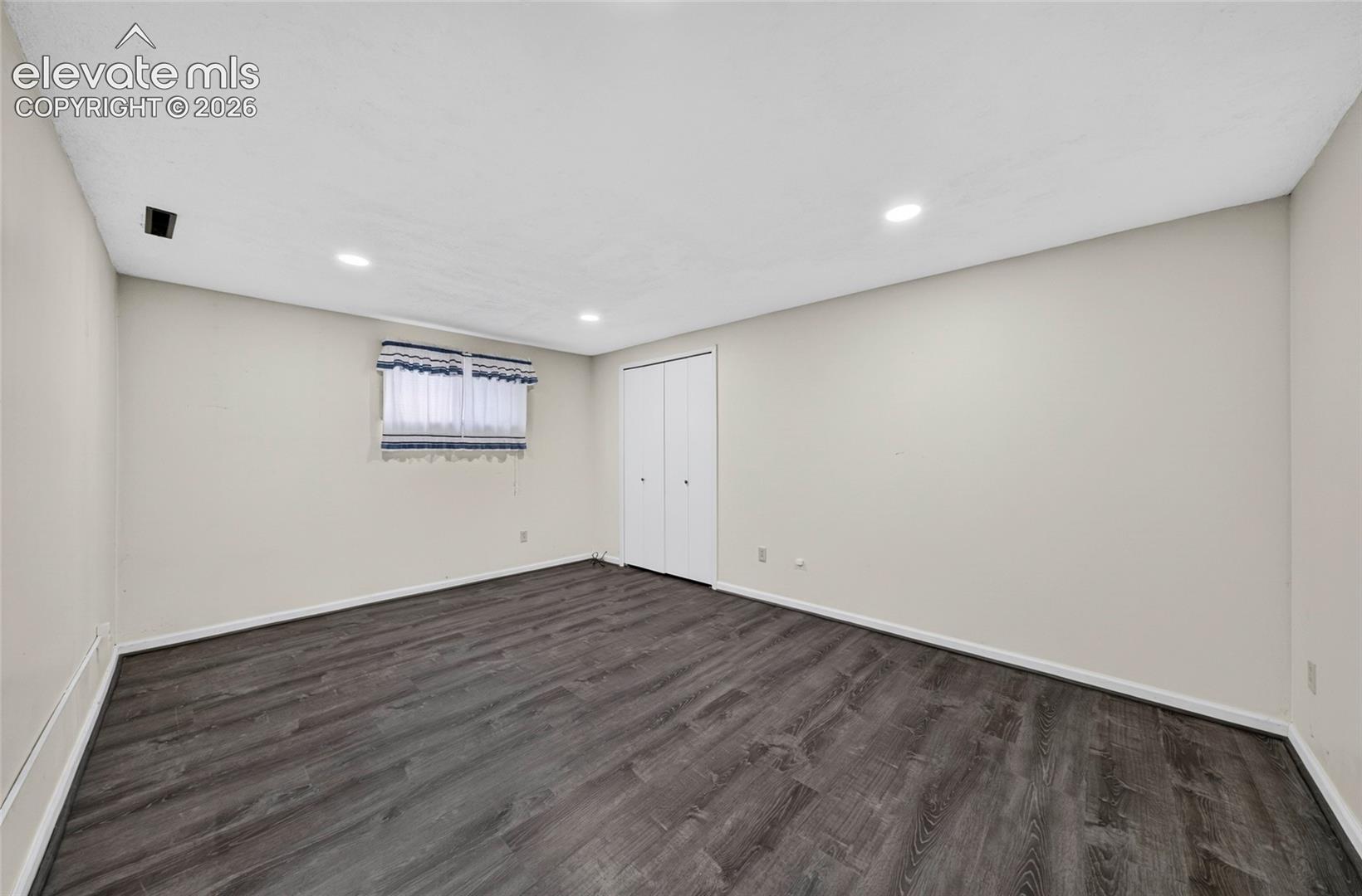 Office or hobby room in basement