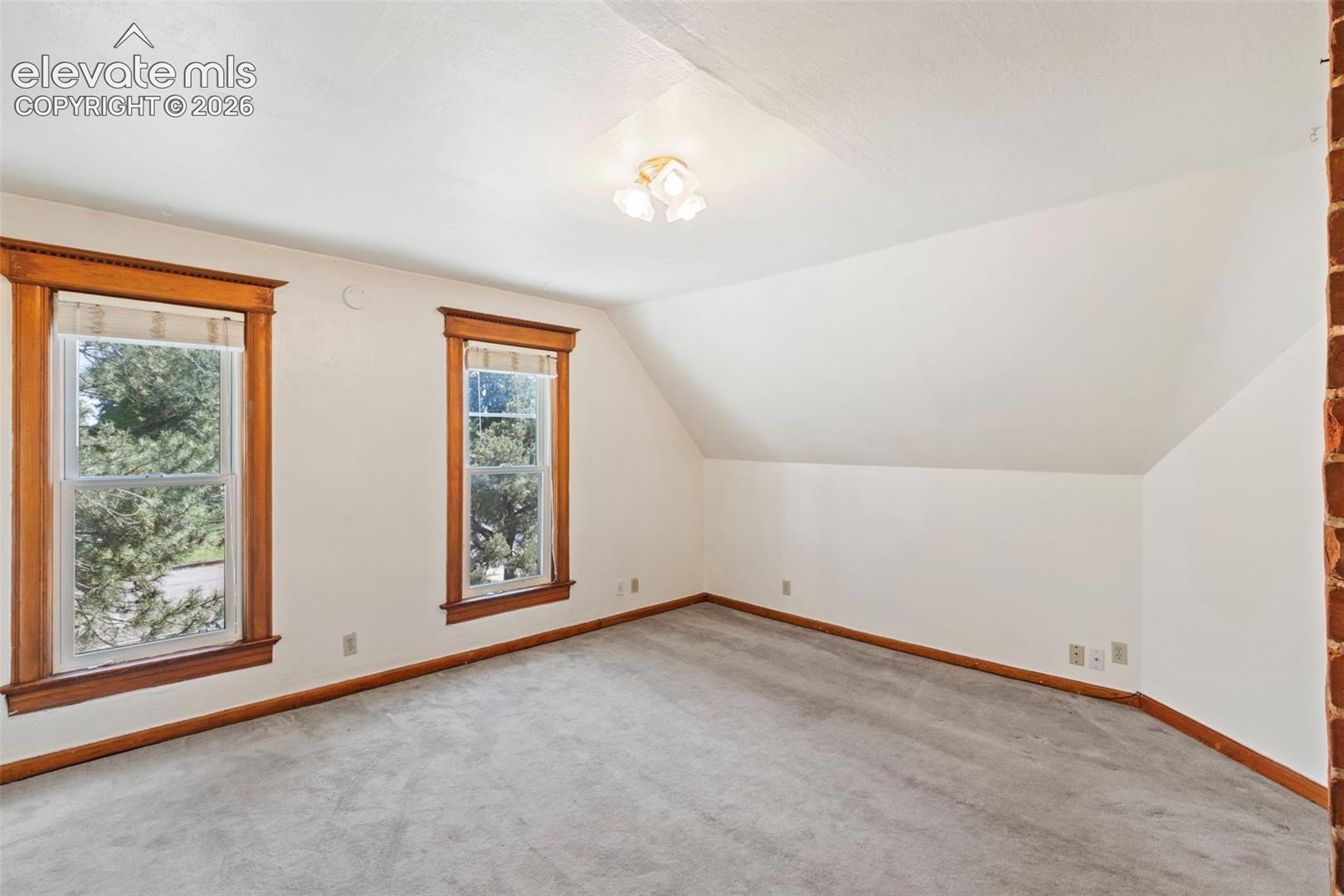 Upper unit living room
