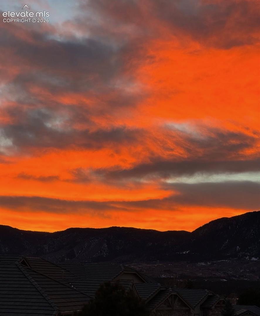Sunset view from home