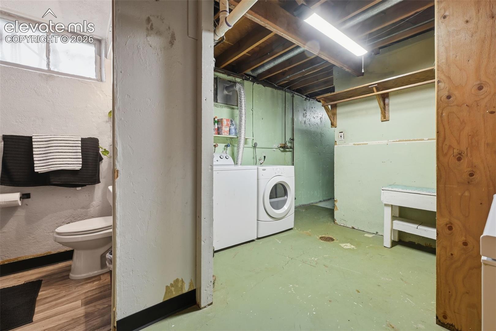 Basement Full Bathroom 2 and Laundry Room