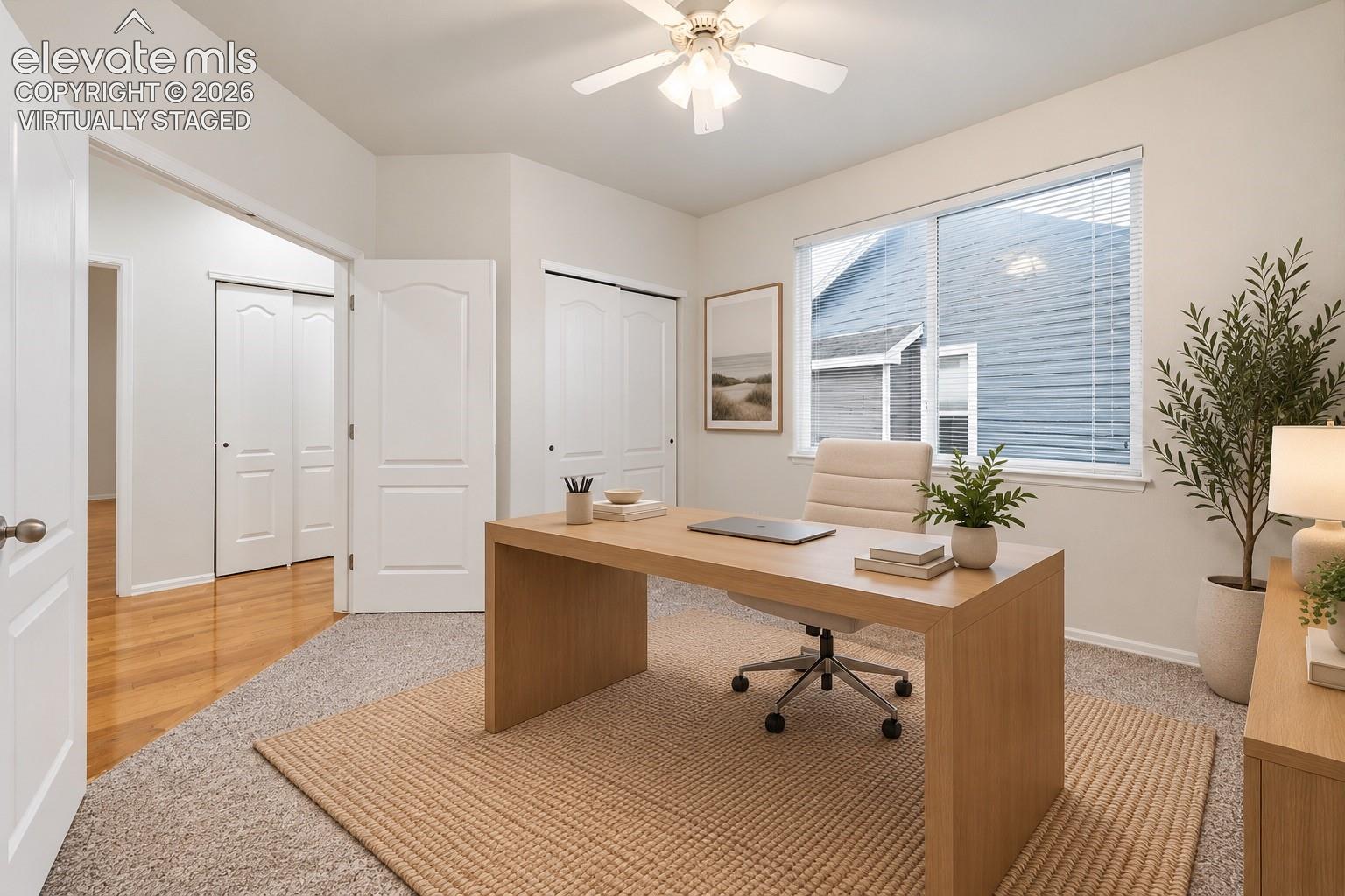 Bedroom or Office. Virtually Staged.