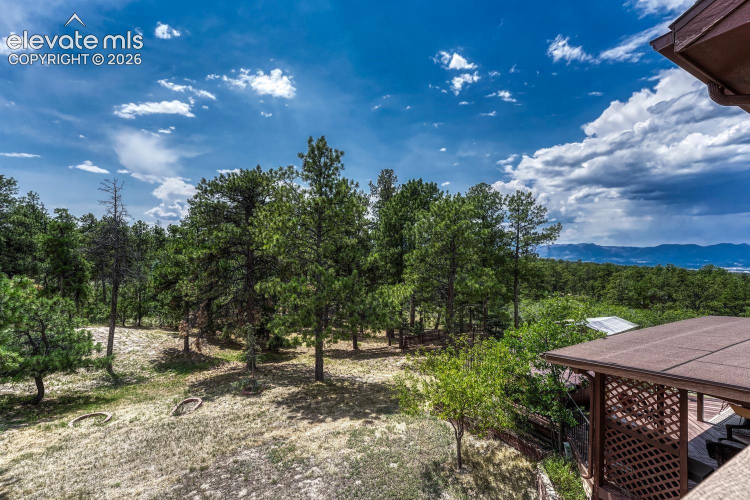 View from the deck off the Primary Bedroom.