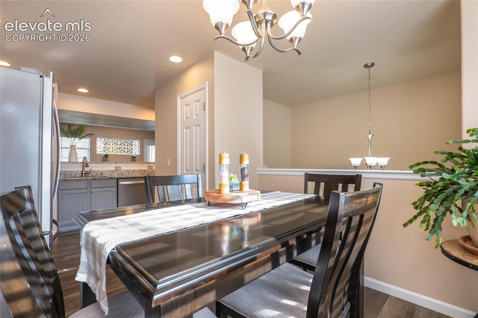 Open dining area.