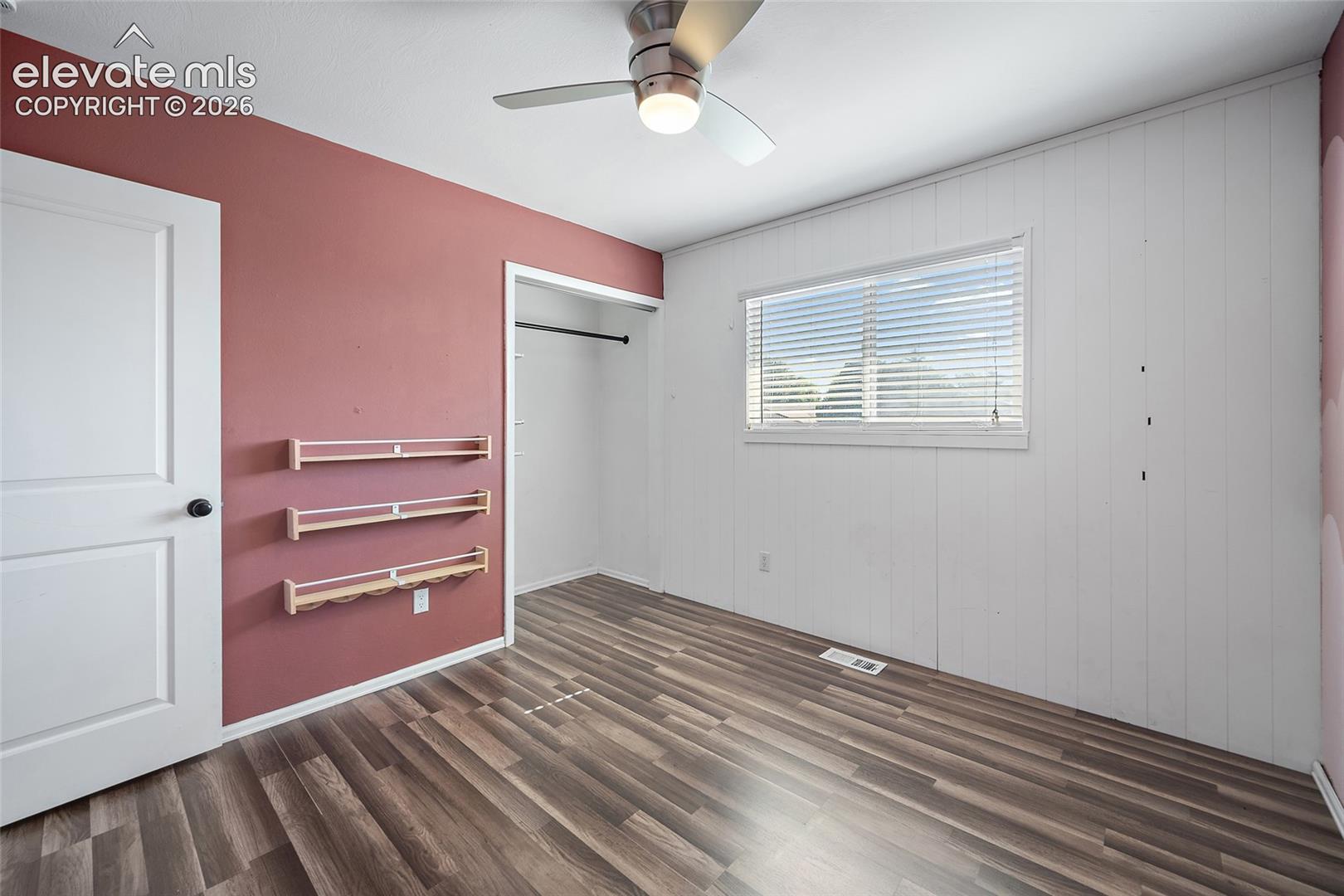 Bedroom window with natural light.