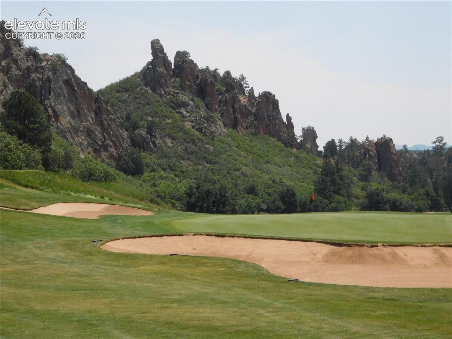 View of golf course form lot