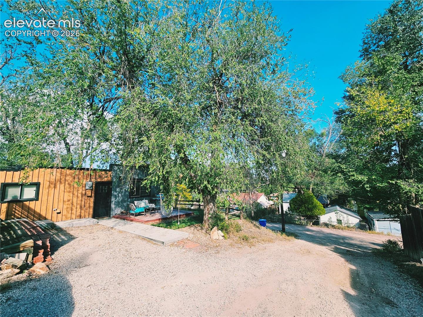 Main house with front parking spot