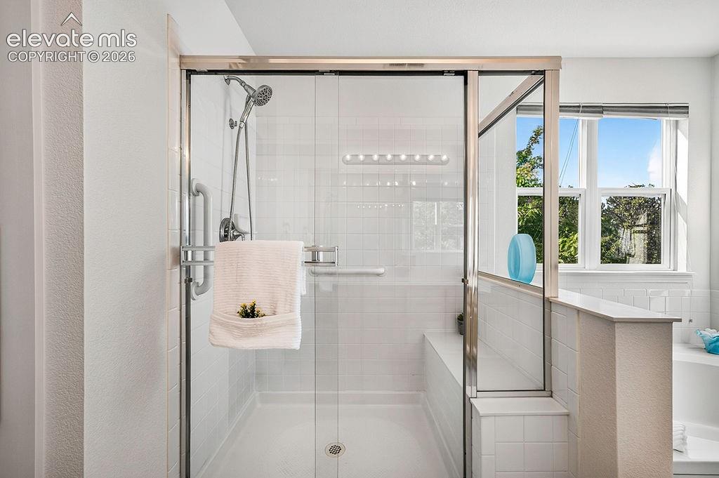 Upper level primary bathroom