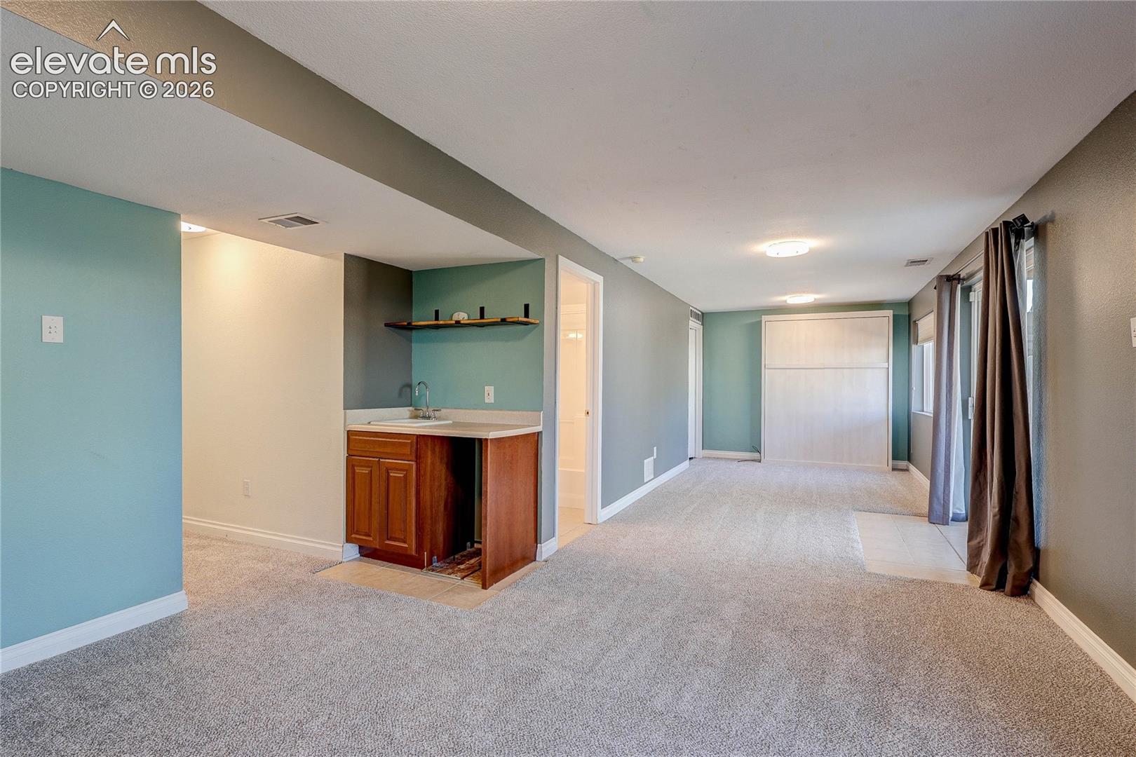 Lower level huge family room