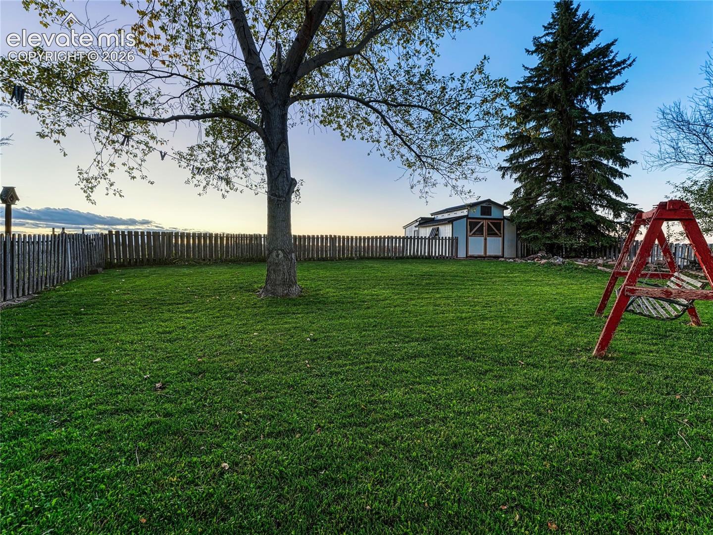 Backyard views in October!