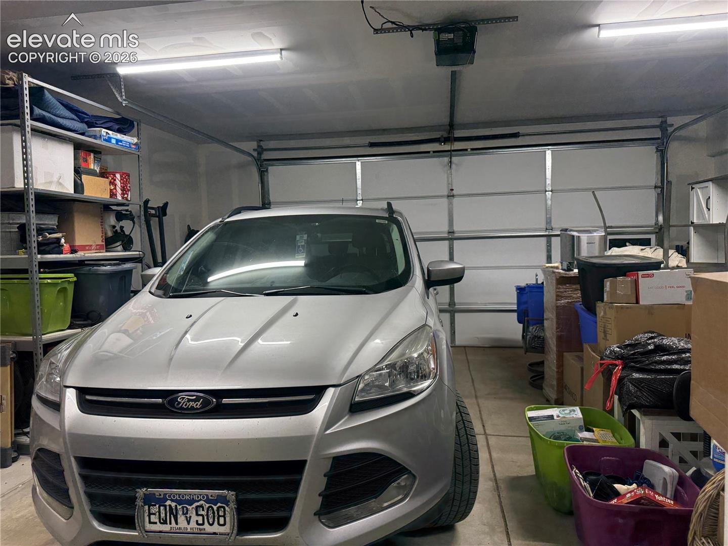 drywalled lights garage door opener