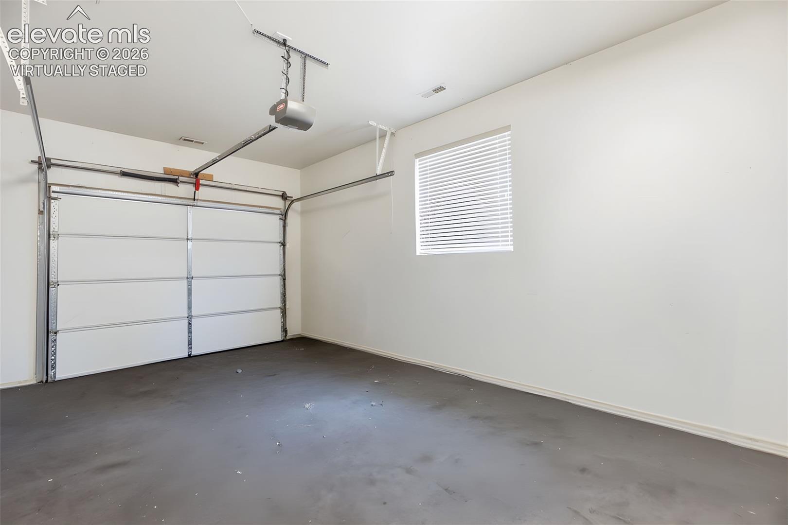 Virtually Staged - 1 Car Garage