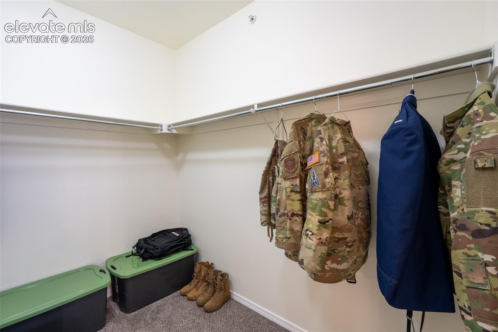 Primary walk in closet
