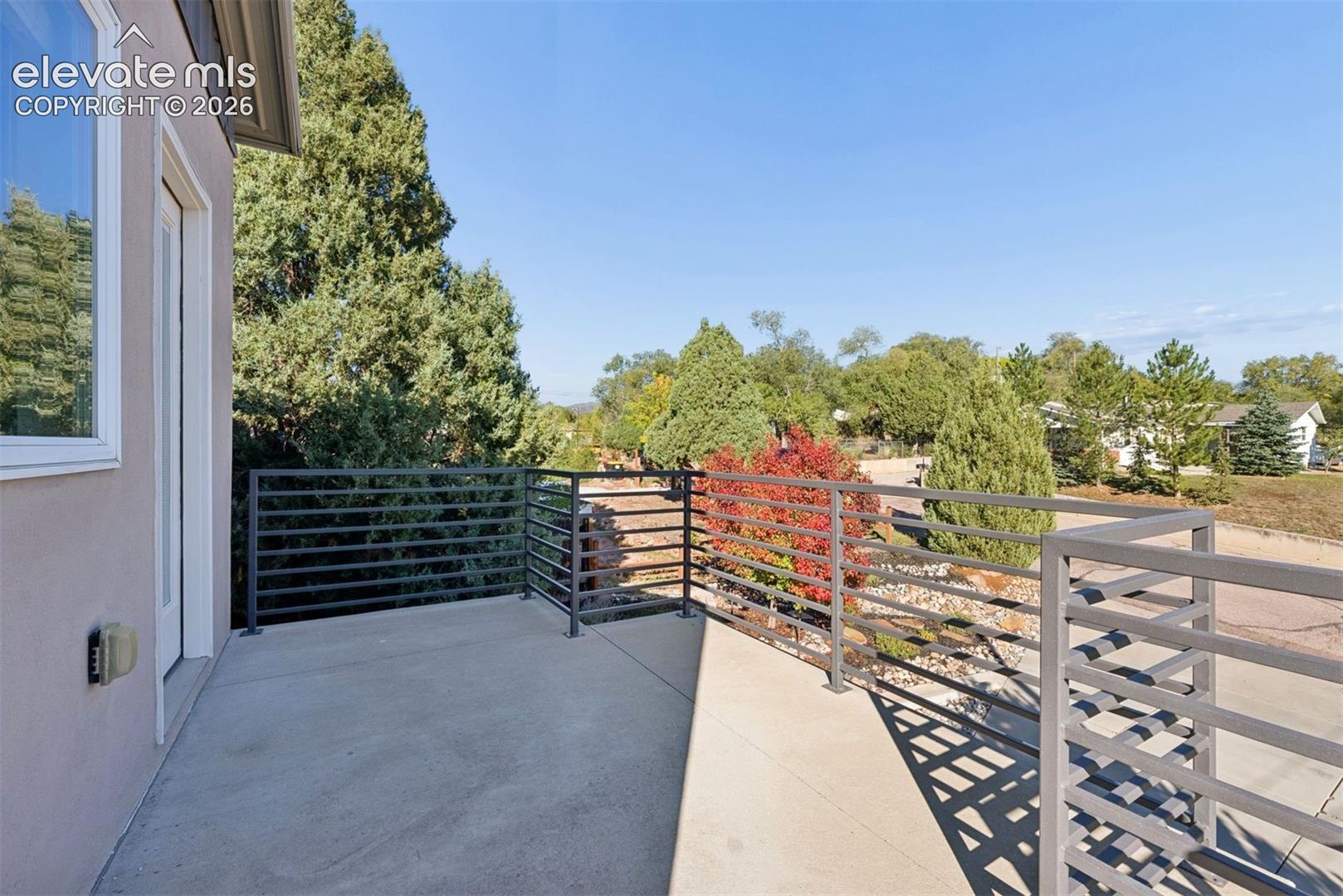 Upper Level Balcony with separate entrance via stairs