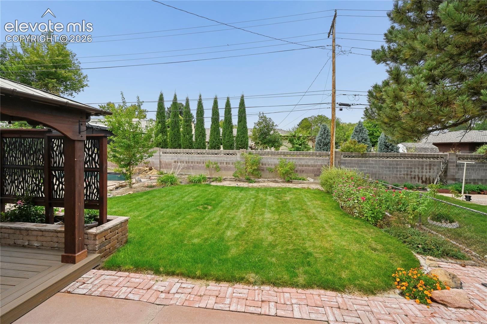 Beautifully Landscaped Backyard
