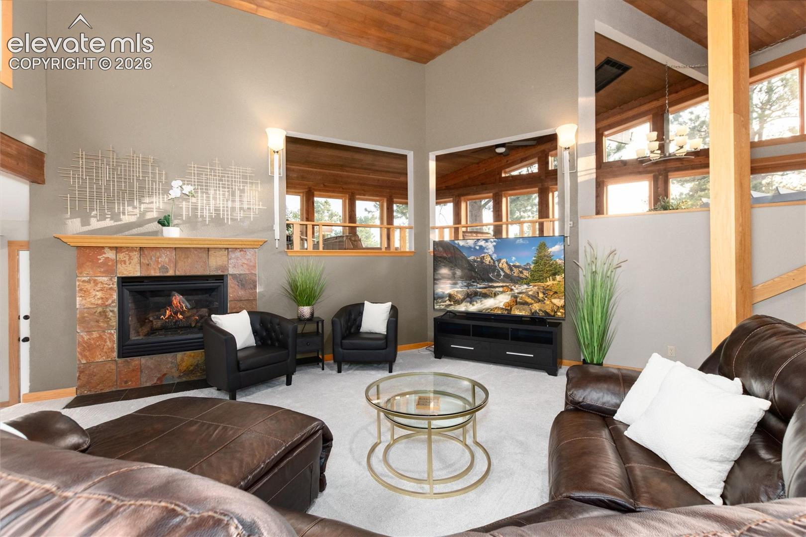 Living room facing the Happy Place