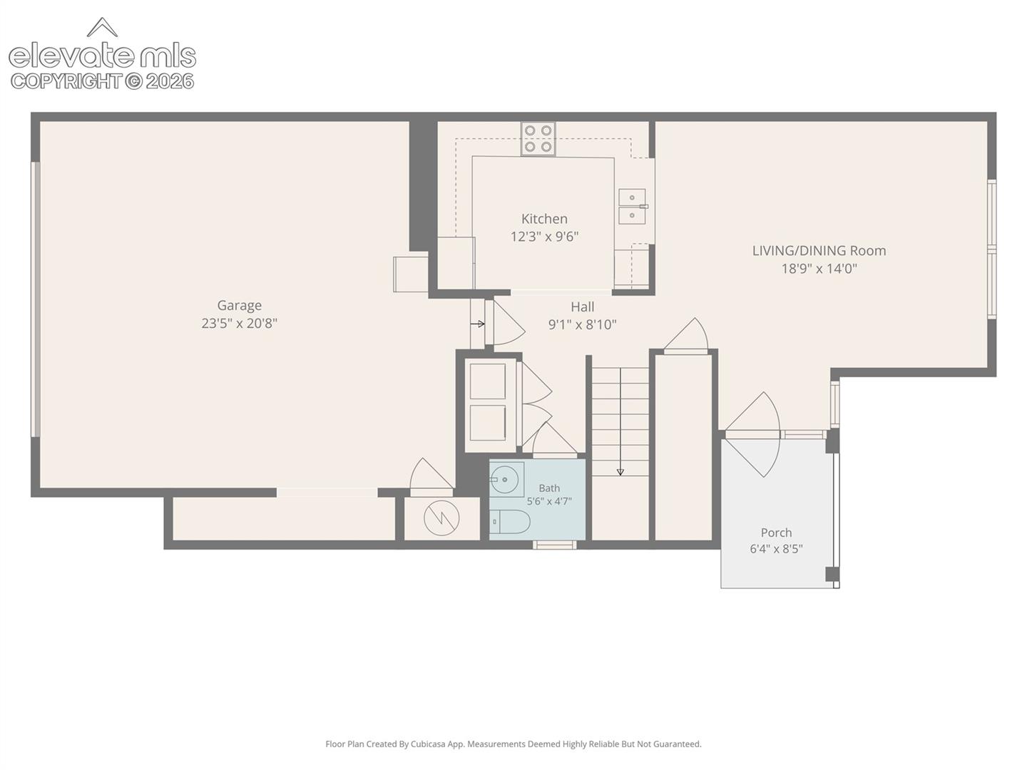 Main Level Floor Plan