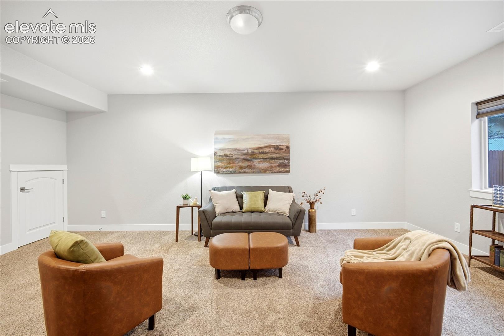 Finished walkout basement