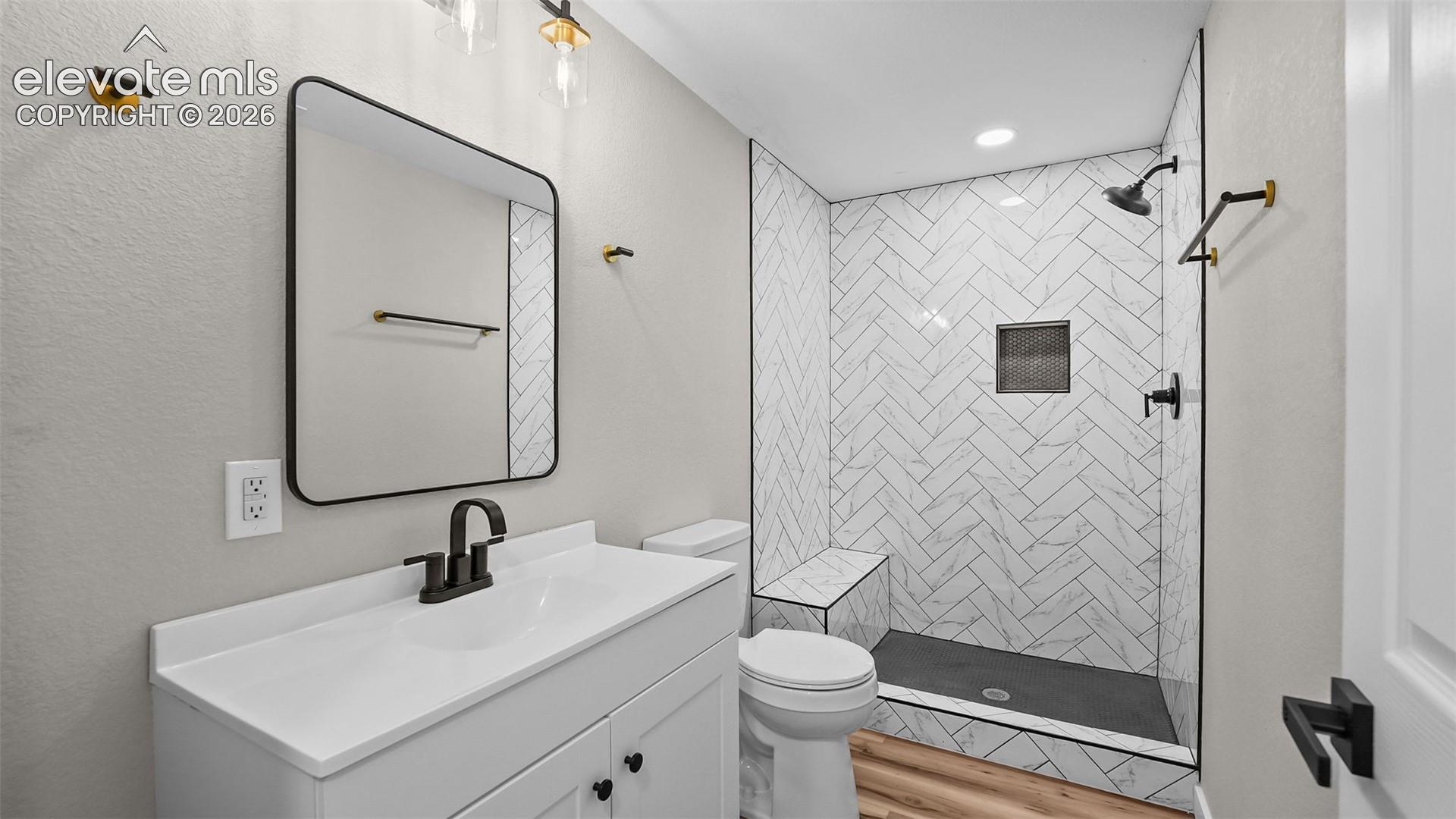New tiled bathrooms