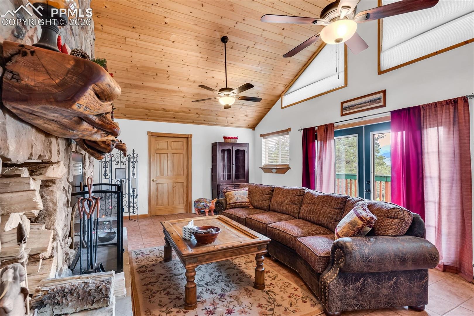 Walkout to back deck from the family room and door to primary bedroom