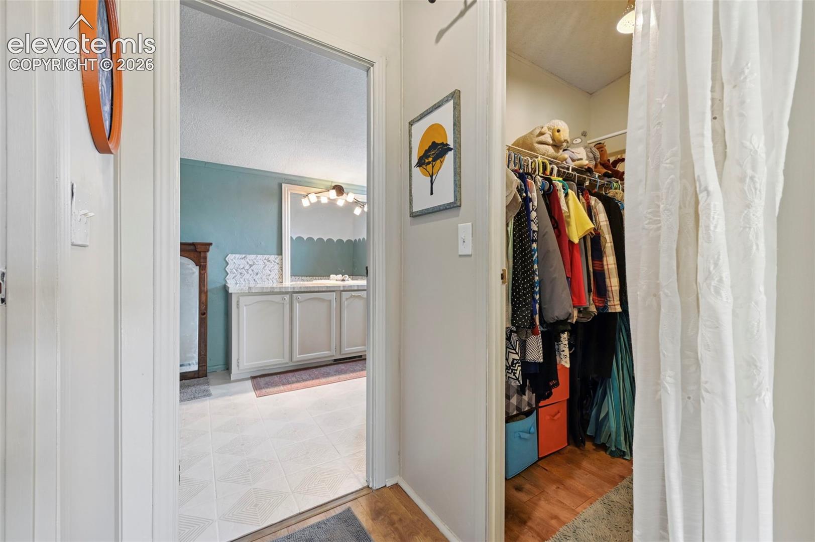 Double Walk in closets in Primary room!