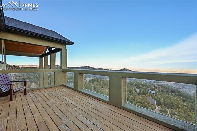 Deck off bedroom 4. Just look at those views!!!