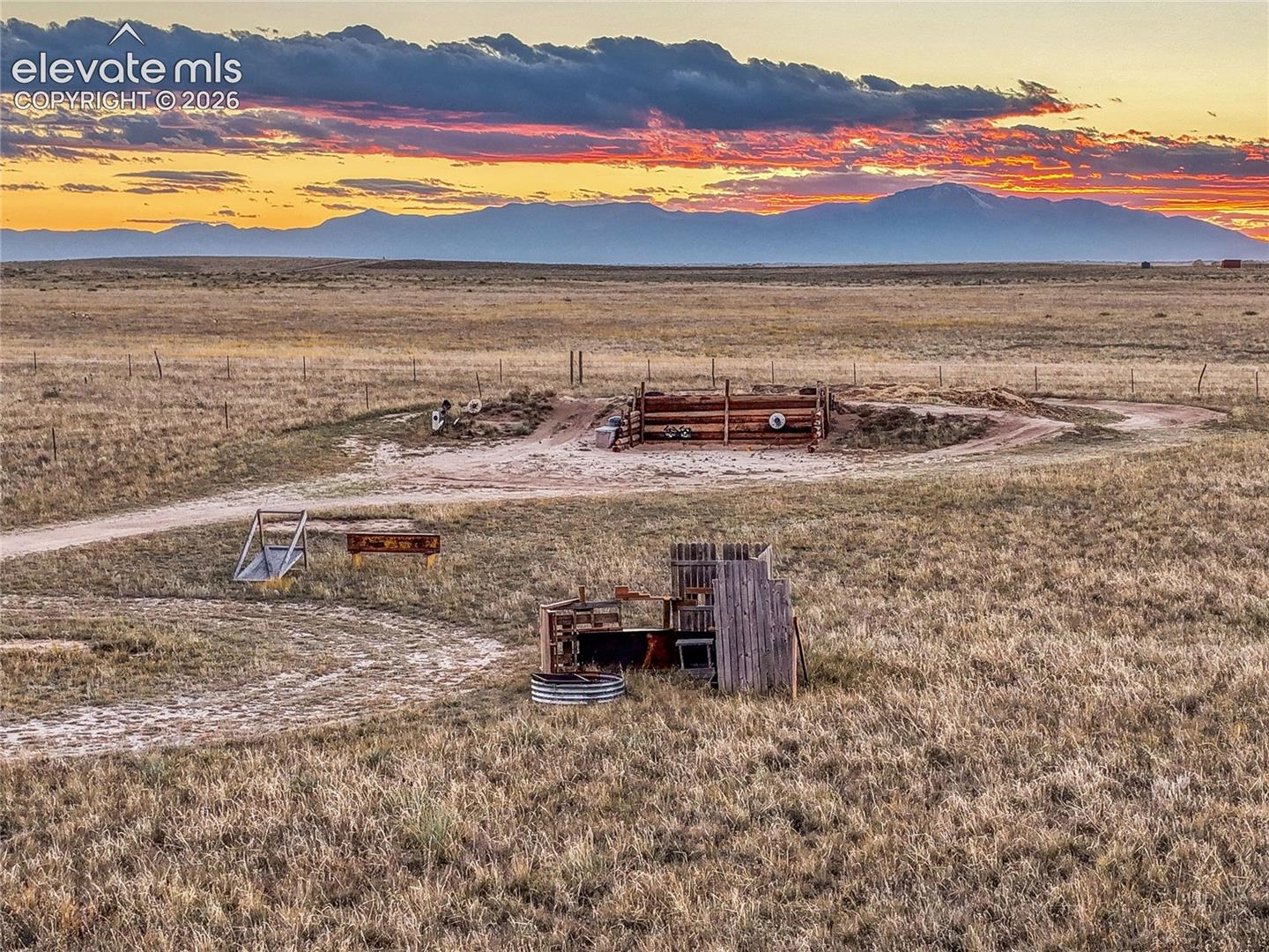 Shooting range with 36', 50', 100' and 200' stands.