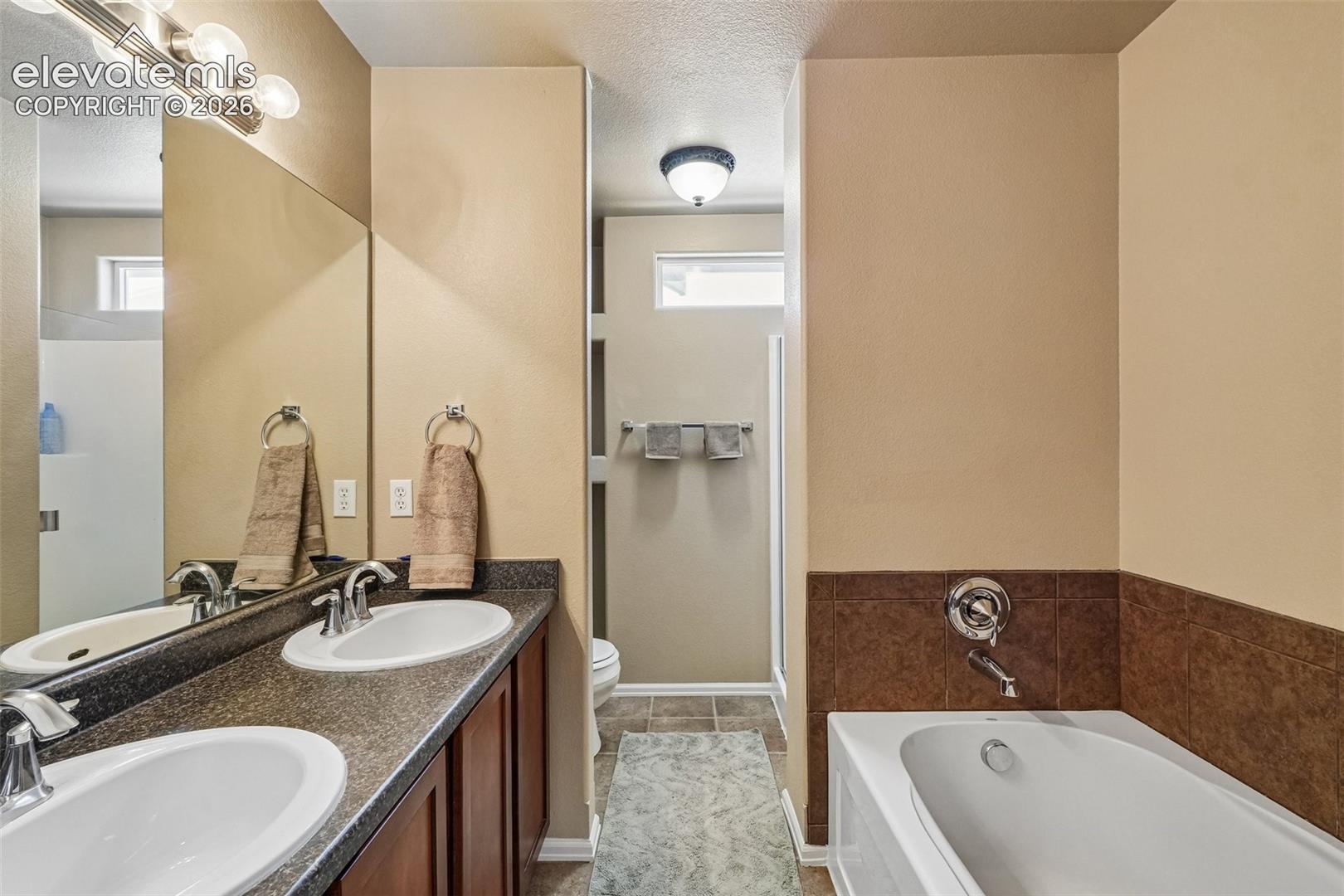 5 piece primary bathroom