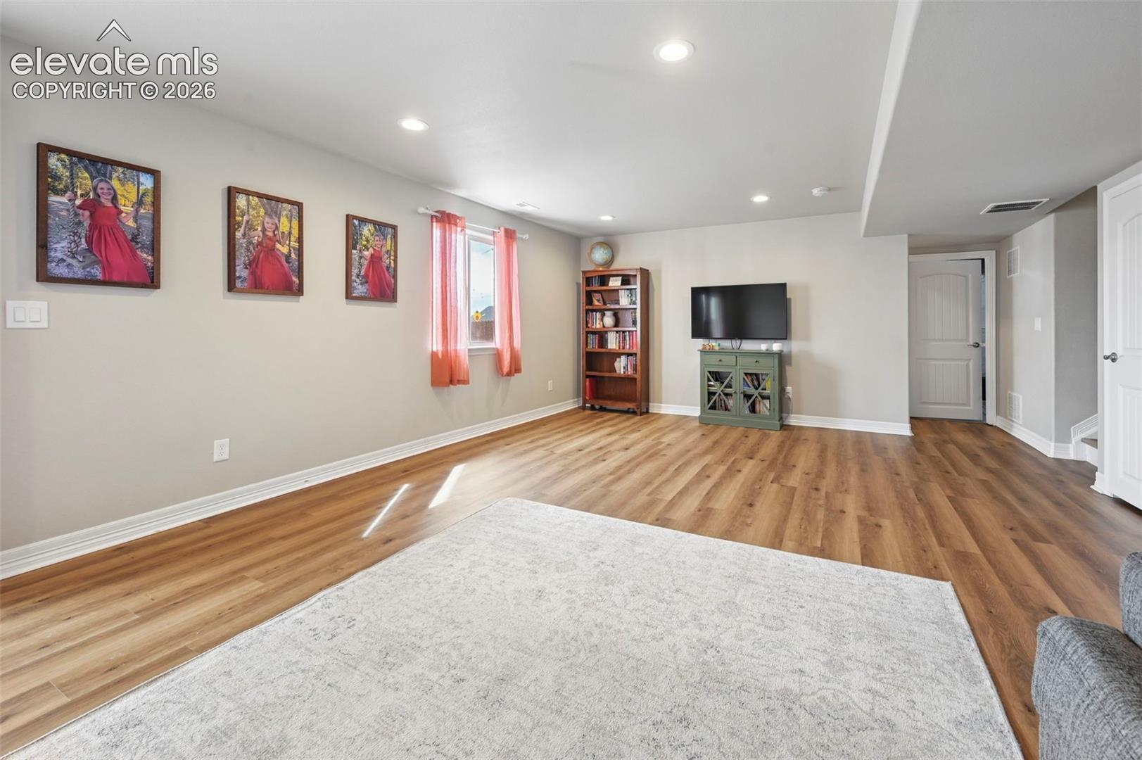 basement family room