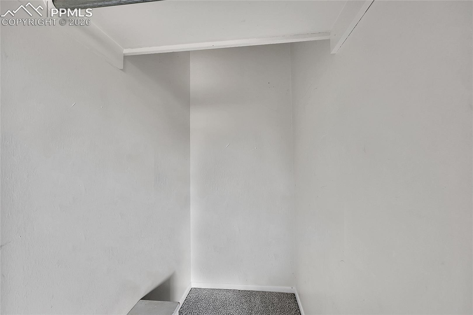 View of spacious closet