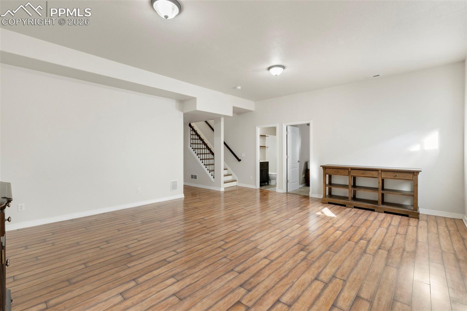 Basement flex space