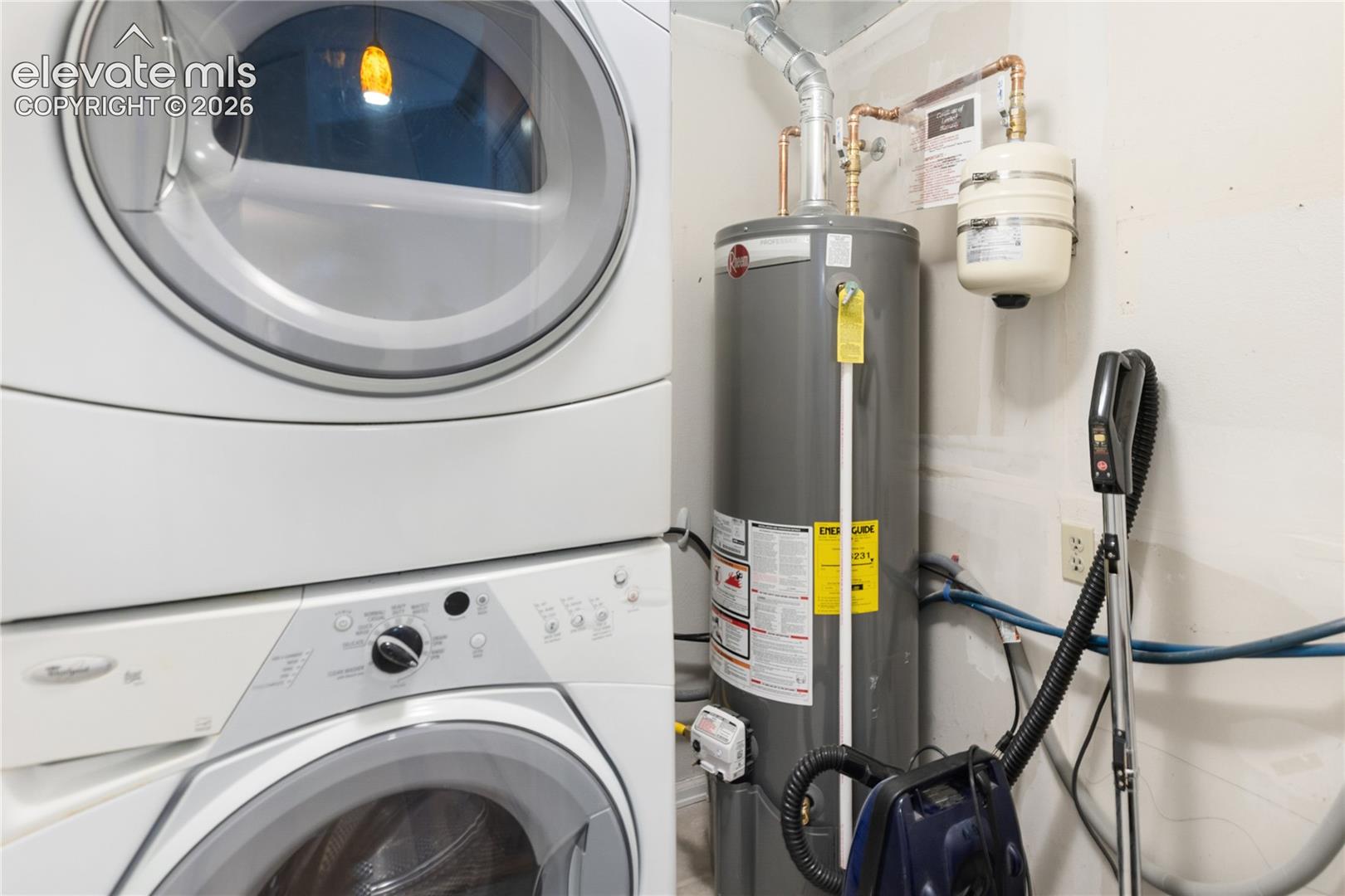 Laundry and brand new hot water heater
