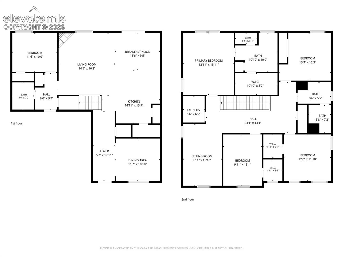 Whole House Floor Plan.